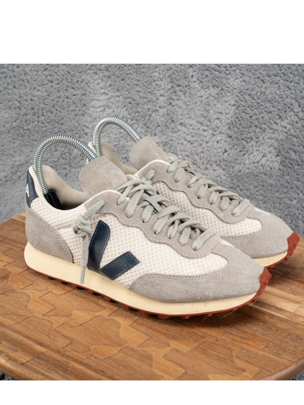 VEJA Rio Branco Gravel Nautico Alveomesh Casual Retro Running Womens Size 6
